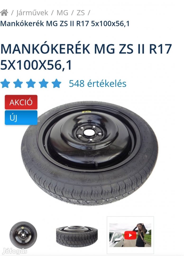 Keresek: Szerviz kerék MG ZS