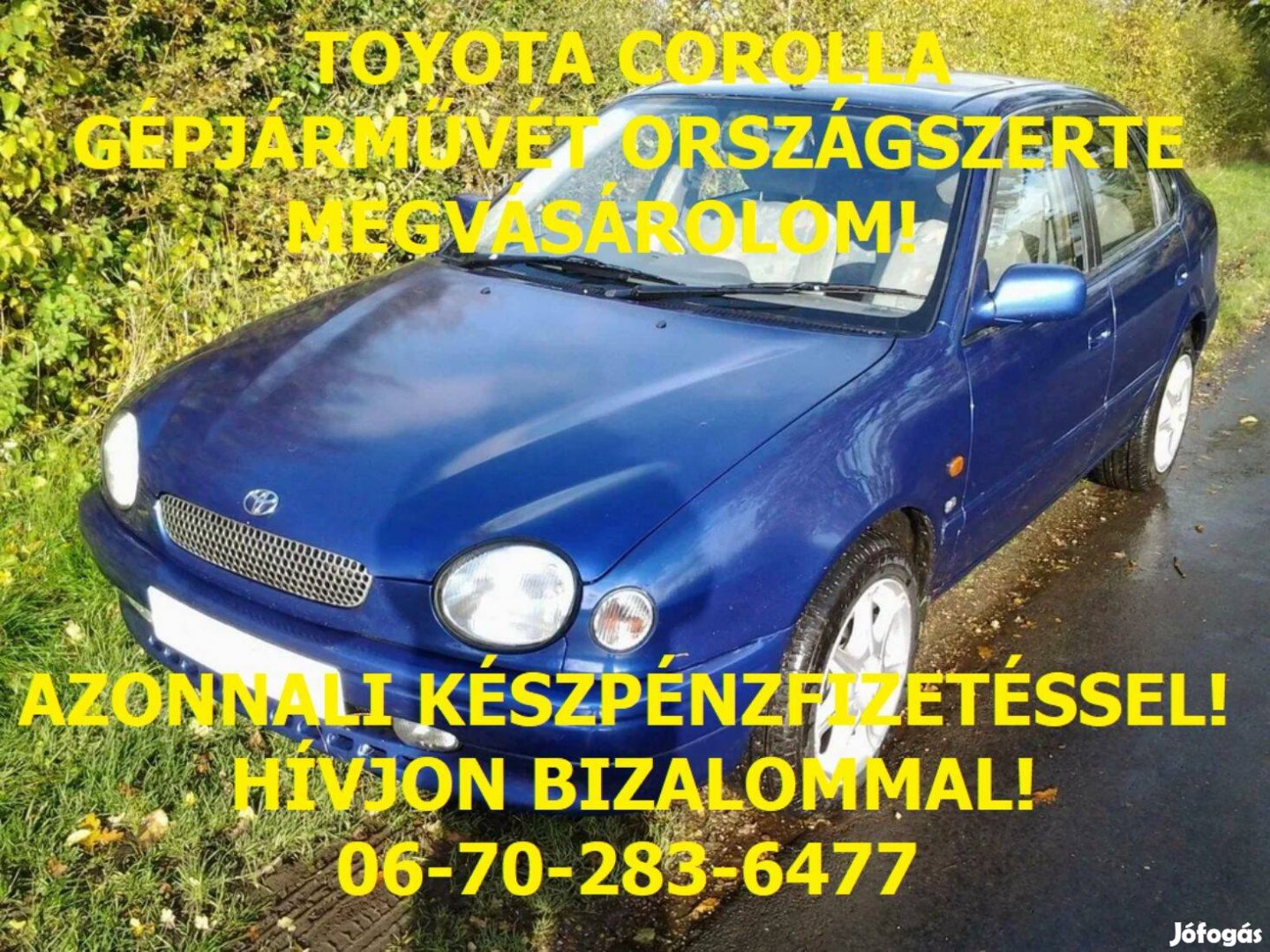 Keresek: Toyota Corolla gépjárművet keresek