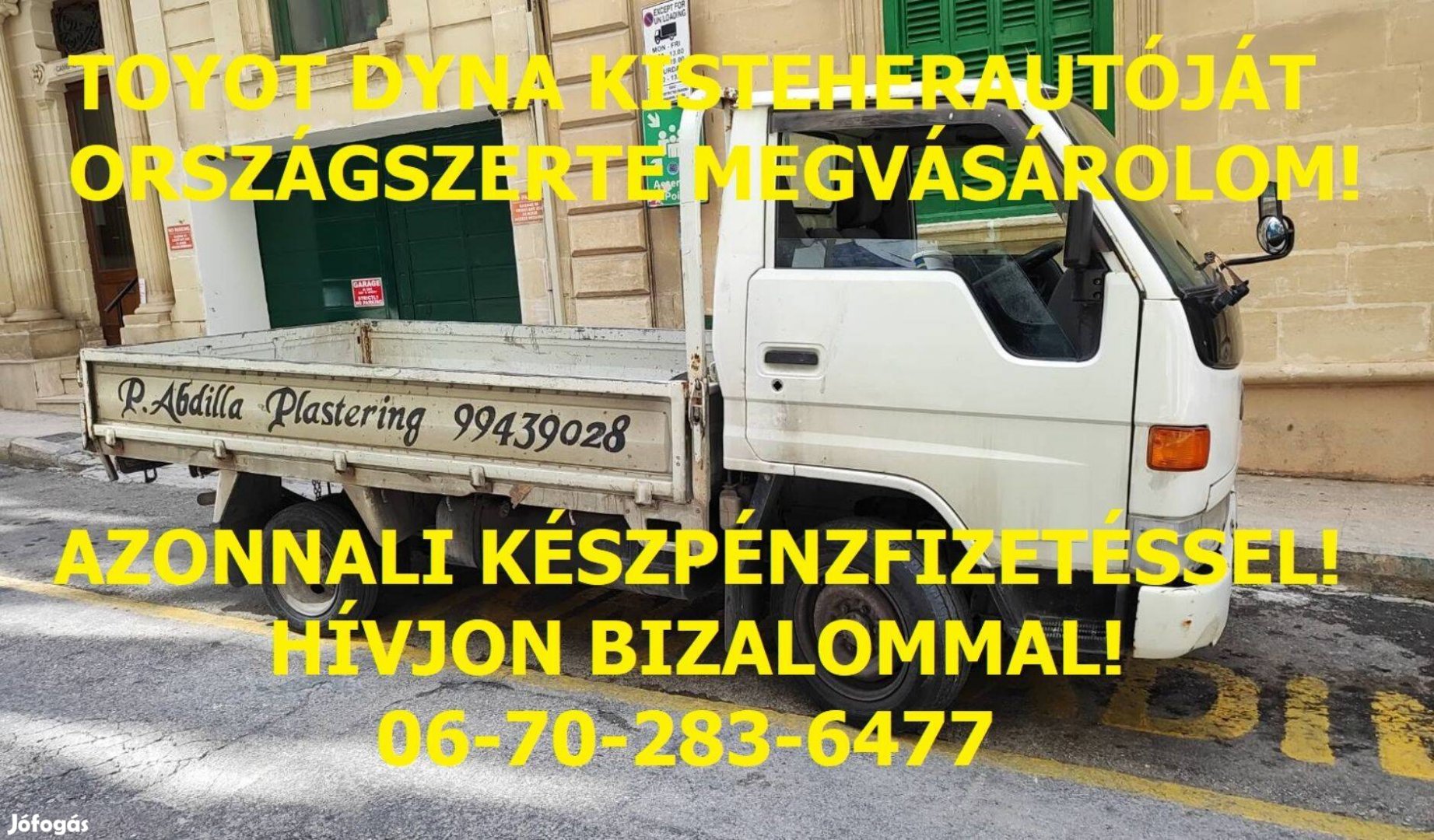 Keresek: Toyota Dyna, Dina kisteherautót keresek