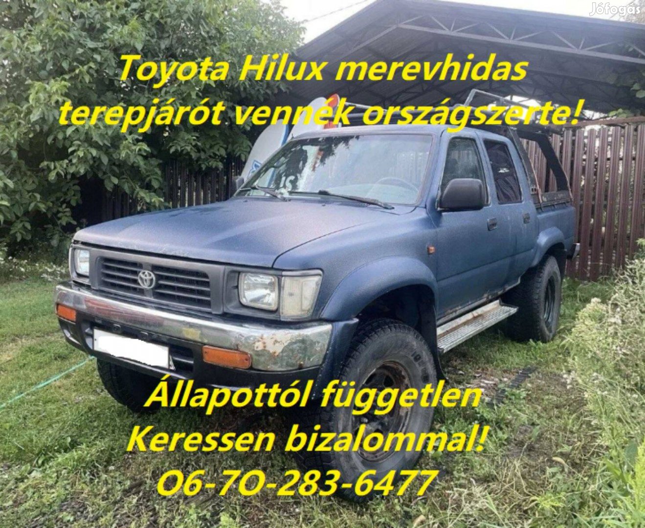 Keresek: Toyota Hilux iránti érdeklődés évjárat, állapot nem akadály