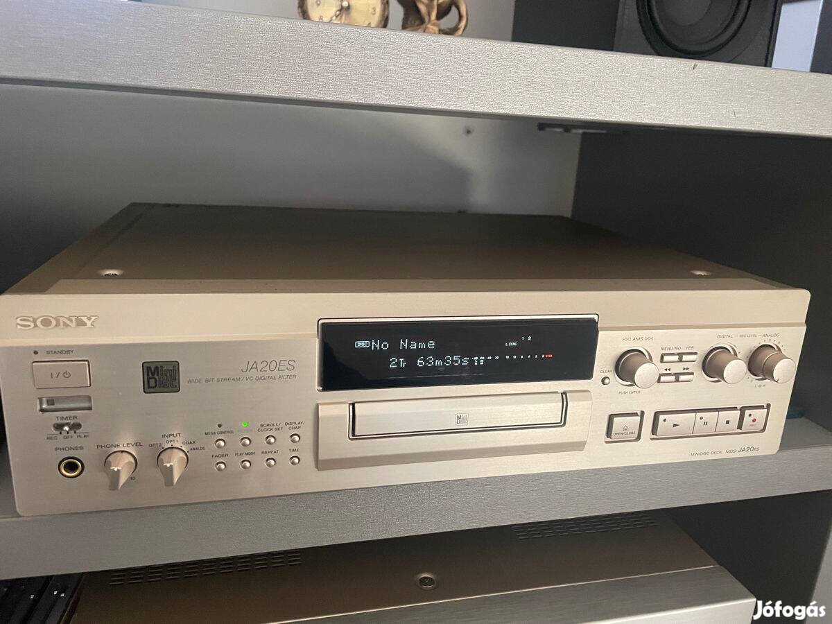 Keresek: Vásárolnék Sony MDS-JA20Es JA20Es MD Minidisc deck lejátszó