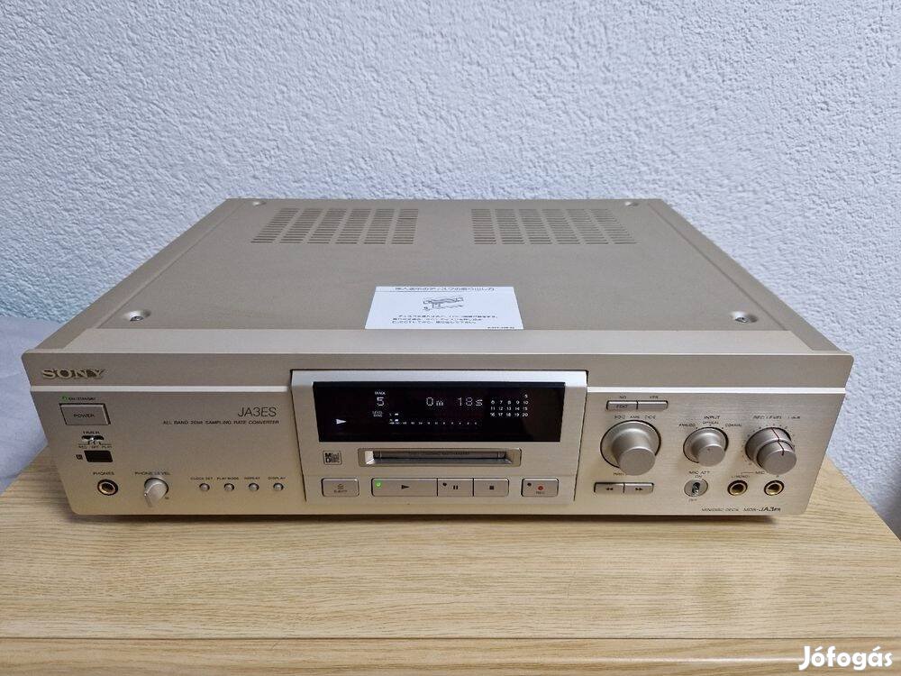 Keresek: Vásárolnék Sony MDS-JA3Es JA3Es MD Minidisc deck lejátszó