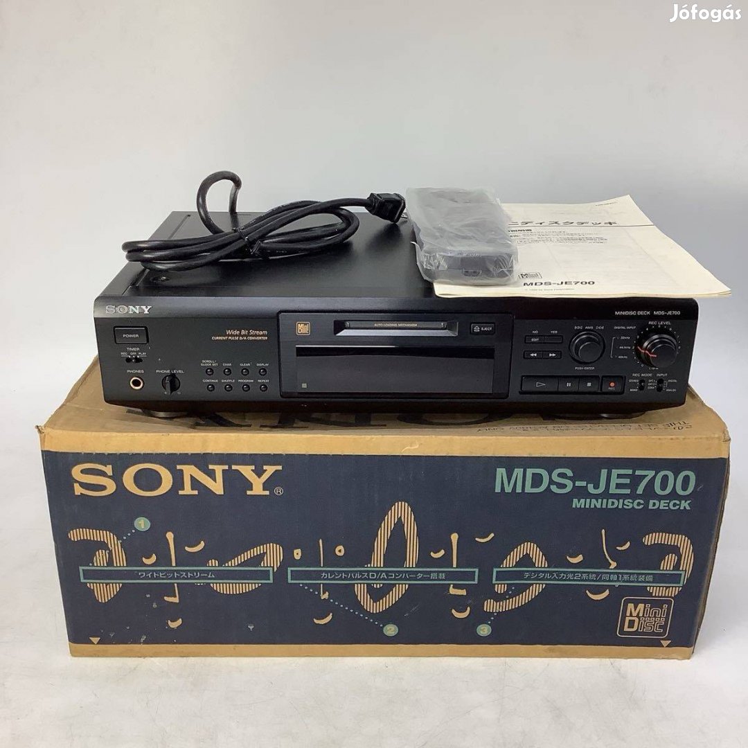 Keresek: Vásárolnék Sony MDS-JE700 Minidisc Mini Disc MD deck