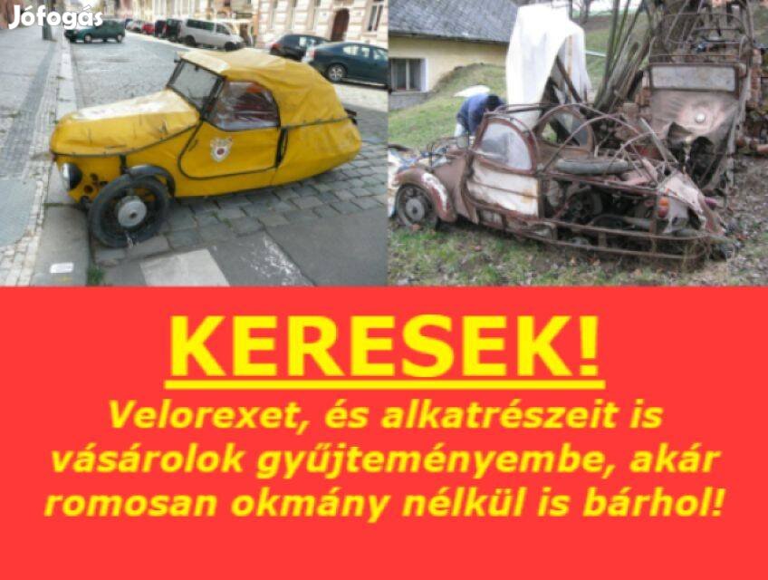 Keresek: Velorex oscar és alkatrészeit is, akár romosan is bárhol !!
