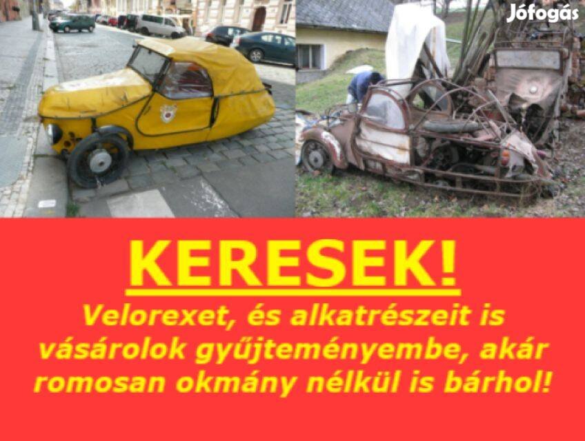 Keresek: Velorex oscar és alkatrészeit is, akár romosan is bárhol !!