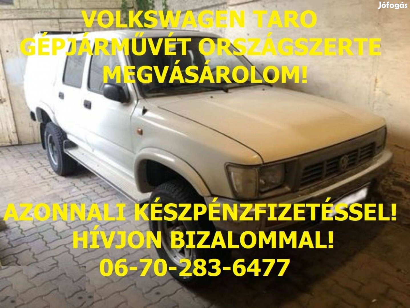 Keresek: Volkswagen Taro gépjárművet keresek