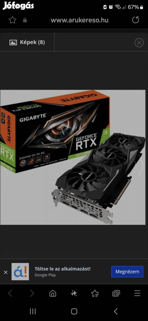 Keresek rtx 2060super vagy rtx 2070super videokártyát.