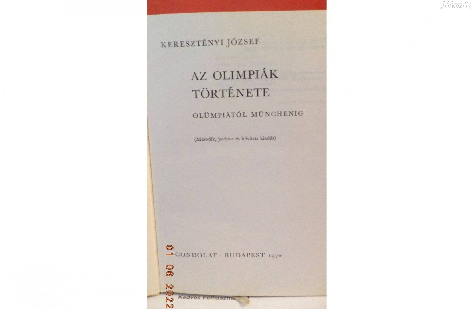Keresztényi József: Az olimpiák története