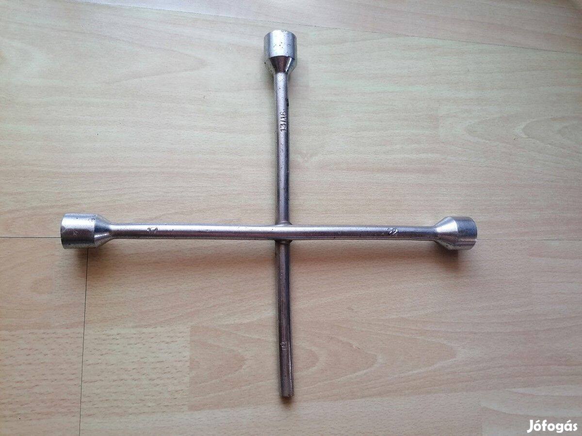 Keresztkulcs, kerékkulcs, a 19-es méret levágva!