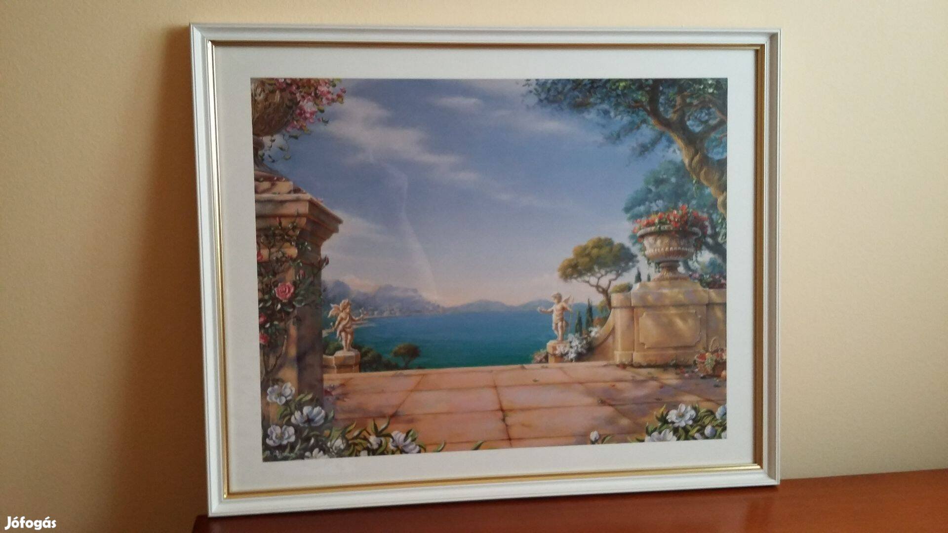 Keretezett mediterrán kép