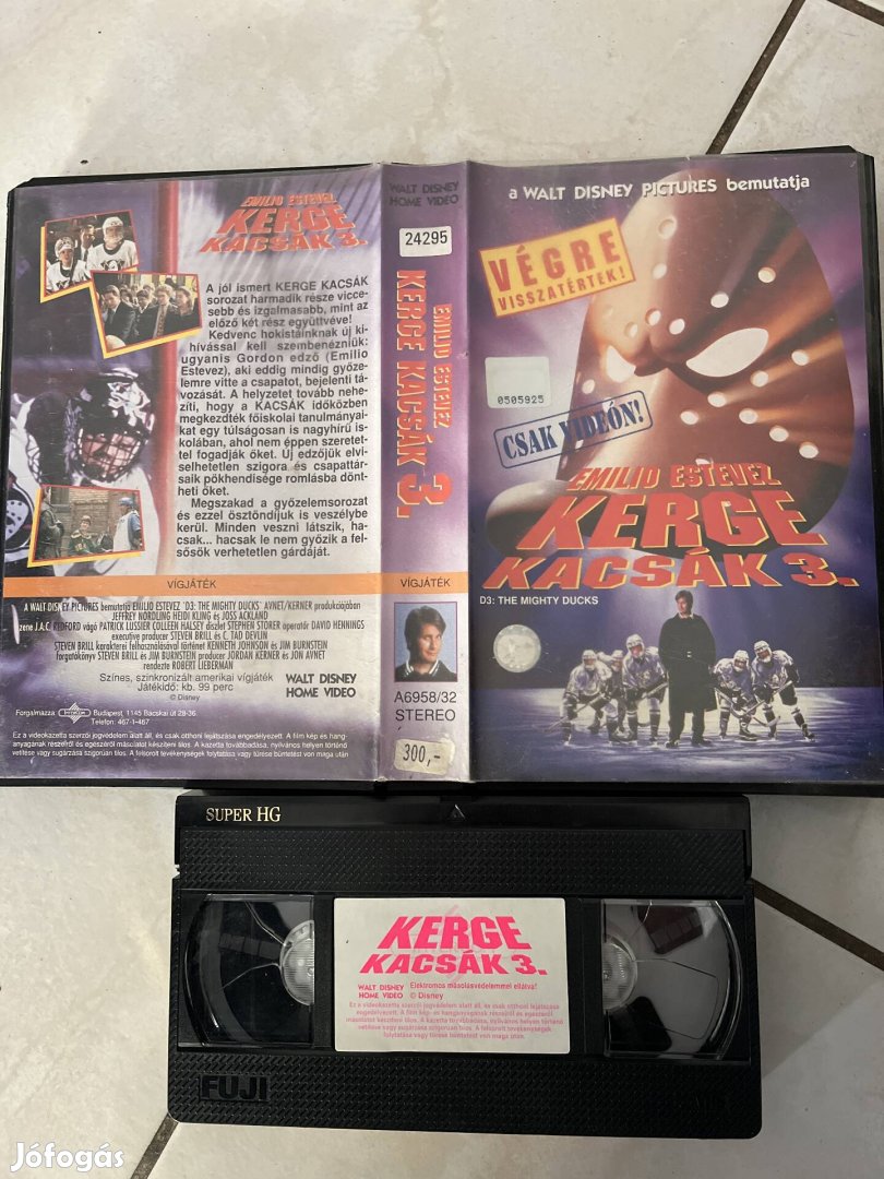 Kerge kacsák 3 vhs 