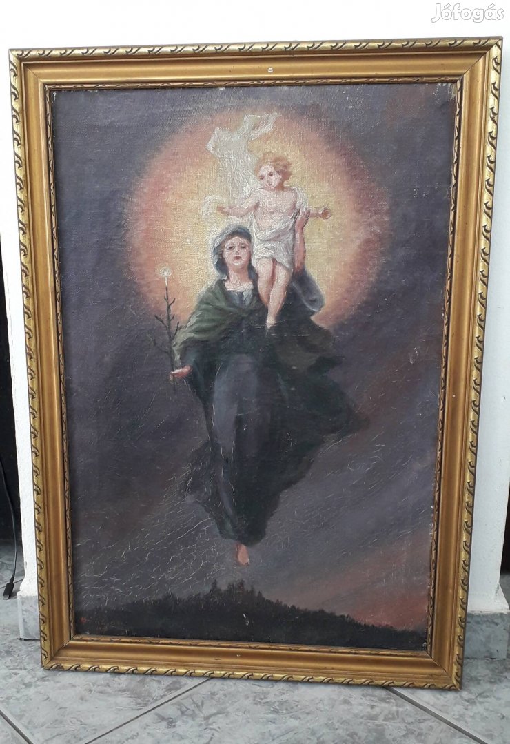 Kéri Laszka - vallásos festmény. 