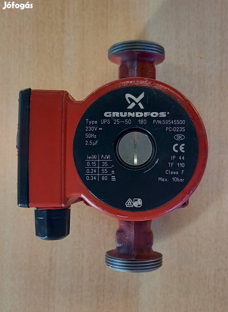 Keringető szivattyú Grundfos UPS 25-50 180 Eredeti!