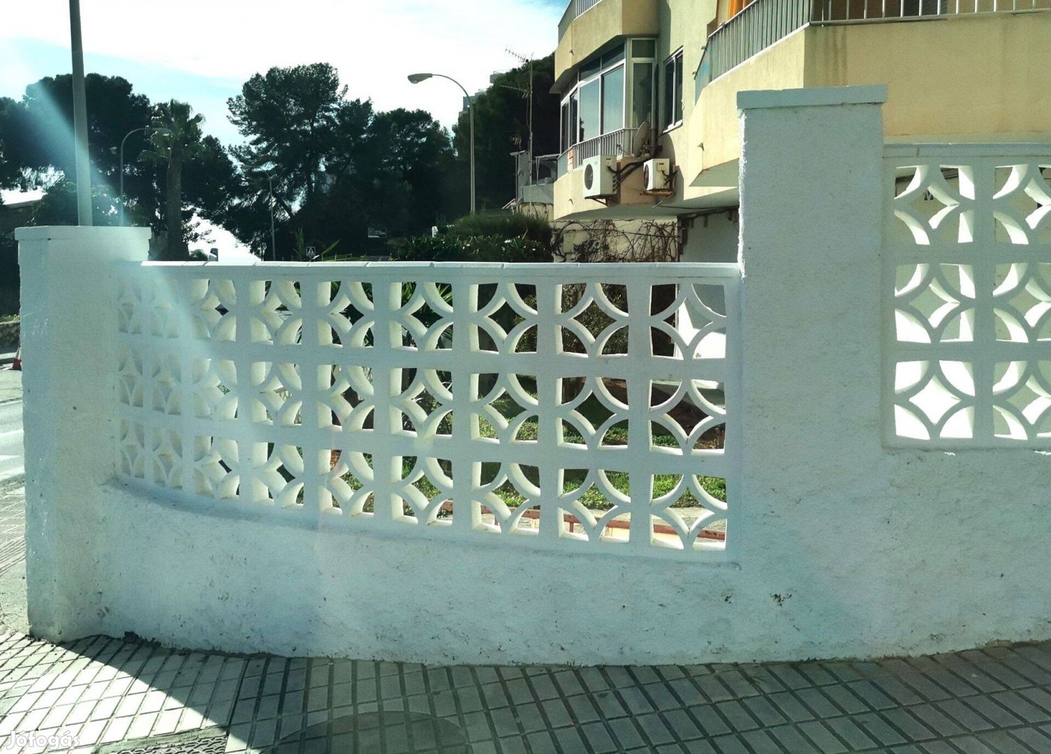 Kerítés mező beton elem Barcelona