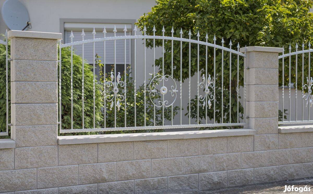 Kerítéskő Architektúra törtfehér, országos szállítással