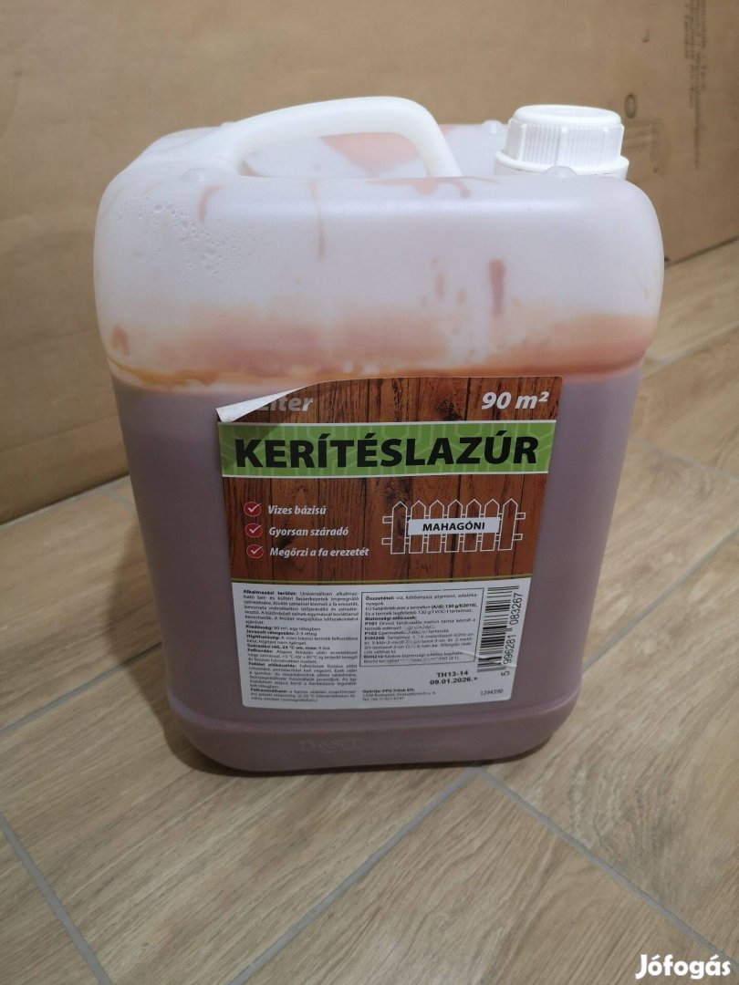 Kerítéslazúr Mahagóni szín