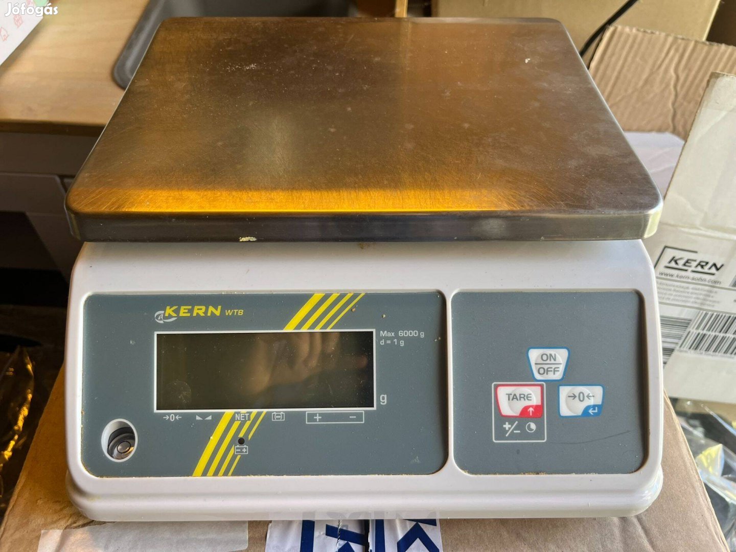 Kern WTB 6K-3N élelmiszeripari asztali mérleg