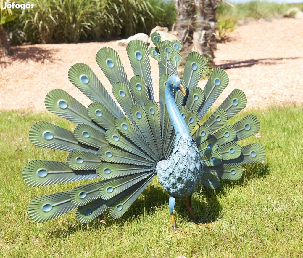 Kert dekoráció. Peacock Páva országos ingyenes szállítással. Legyezősz