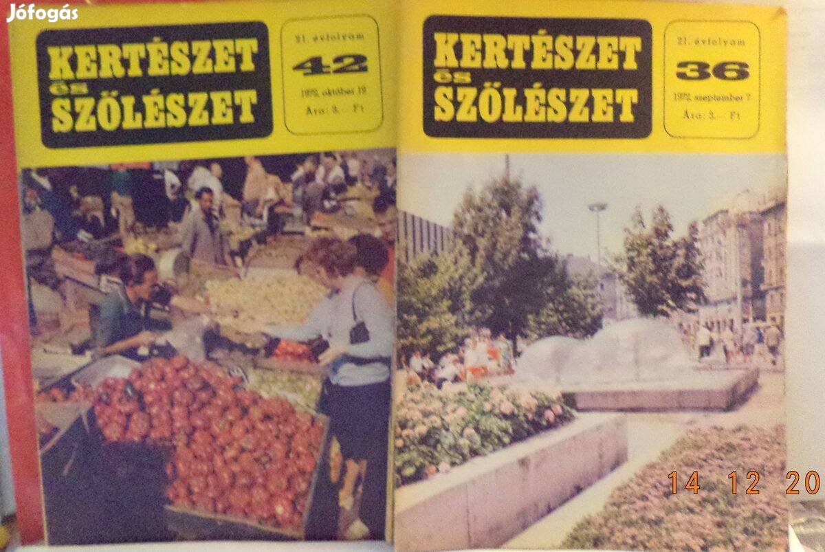 Kertészet, szőlészet Magazin 380 db