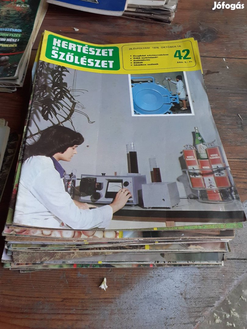 Kertészet és szőlészet magazinok 1976-1979