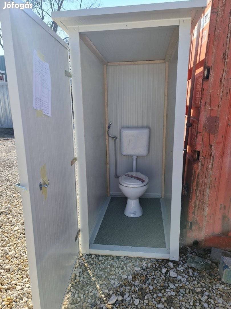 Kerti WC, szaniter konténer, angol WC, szendvicspanel WC
