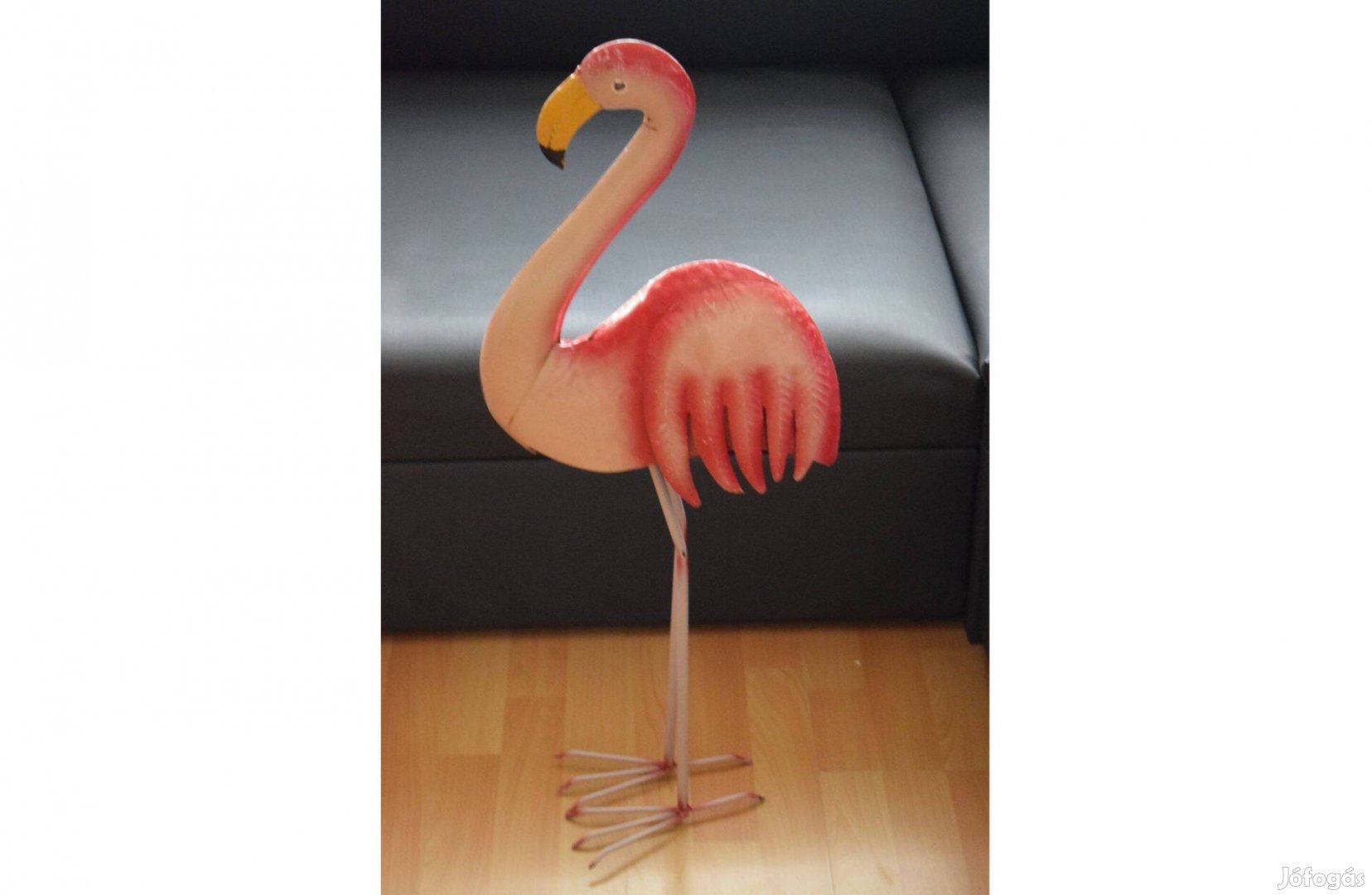 Kerti dísz,lemez flamingó