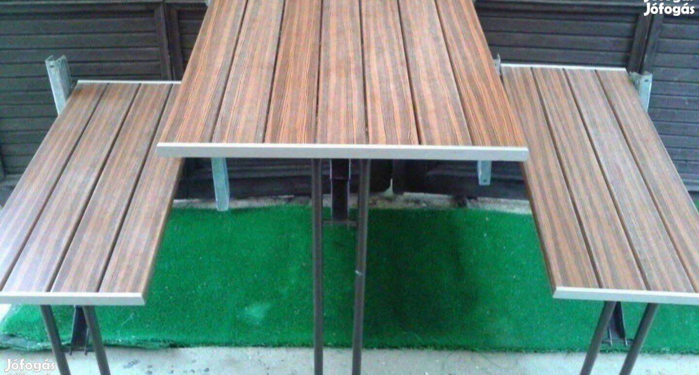 Kerti garnitúra asztal pad terasz bútor német