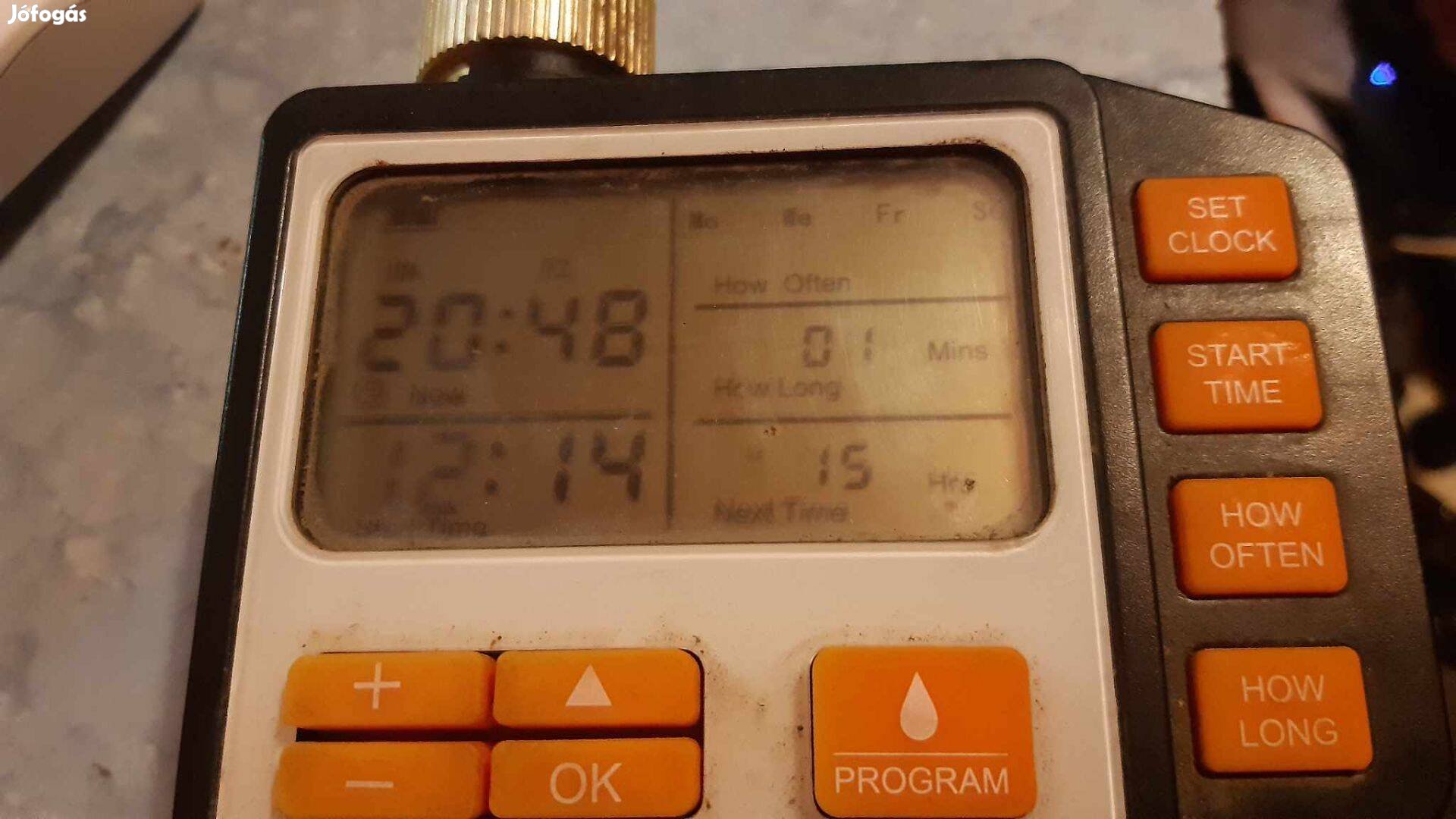 Kerti öntözési időzítő