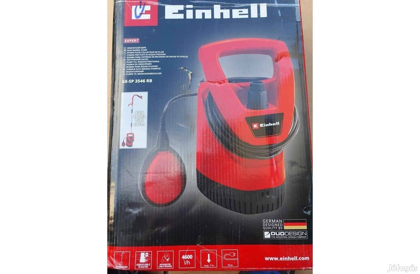 Kerti szivattyú Einhell GE-SP 3546 RB új!