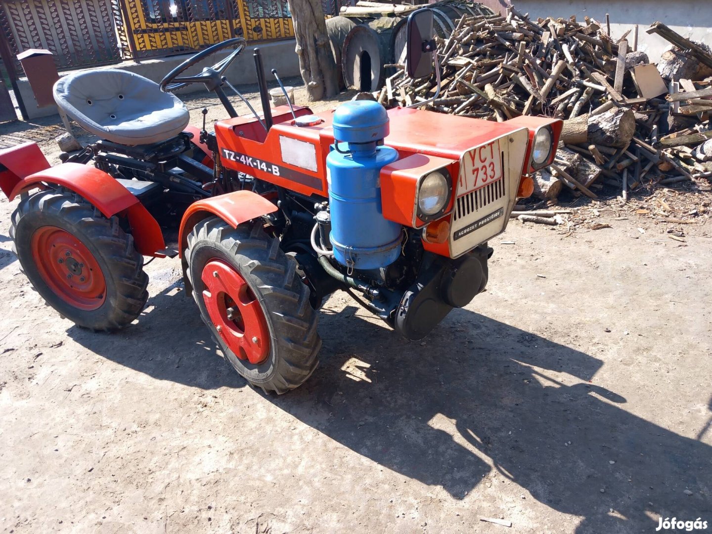 Kerti traktor tz4k mezőgazdasági gép 