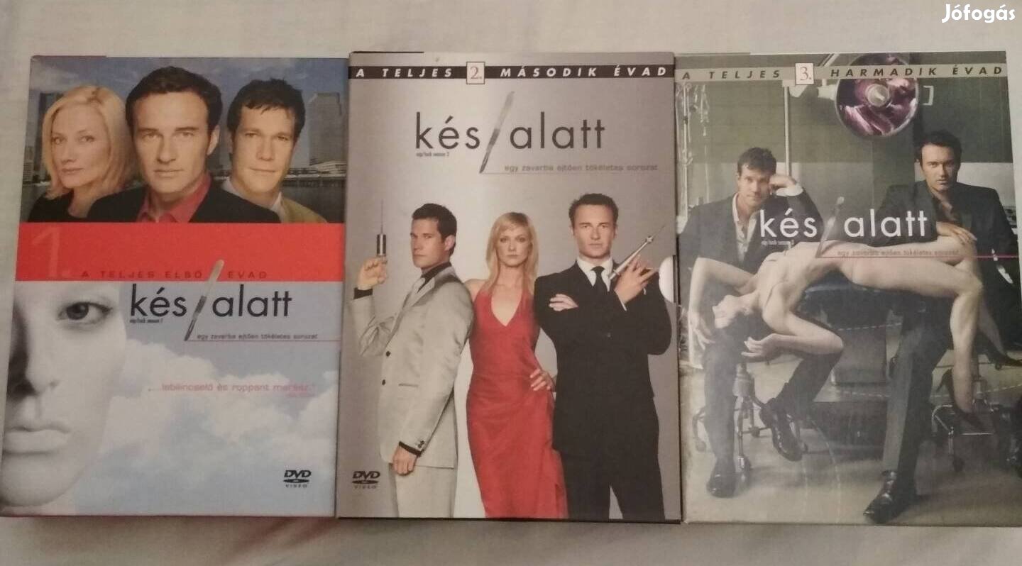 Kés alatt dvd 1-3 évad