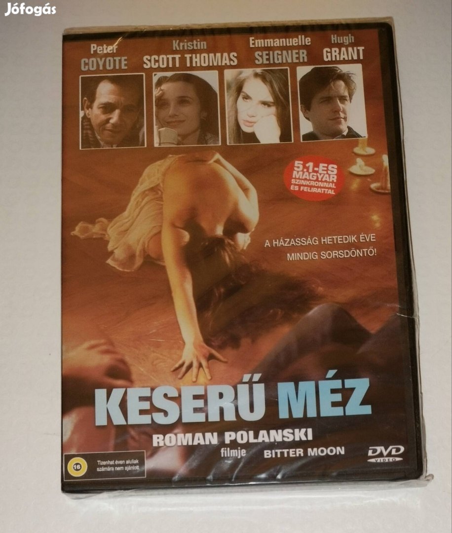 Keserű méz dvd bontatlan Hugh Grant 