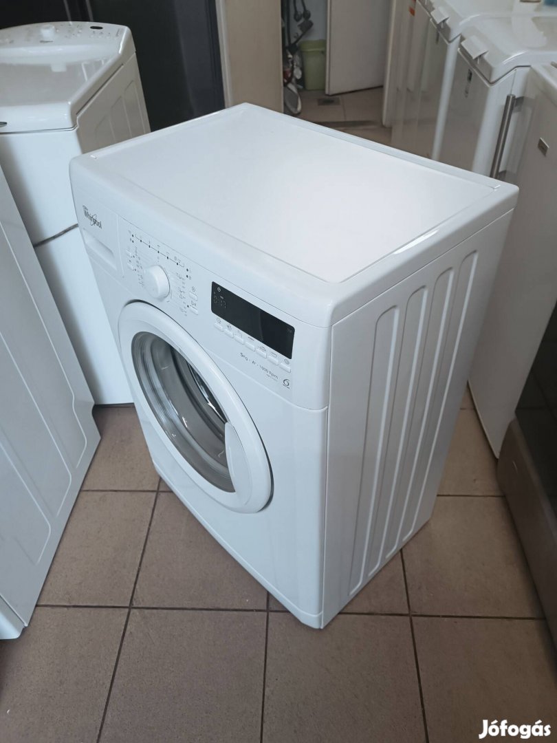 Keskeny 5kg A+++ Whirlpool 6.érzék újszerű mosógép garanciával 