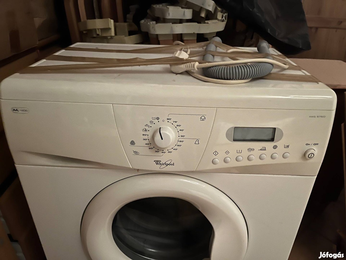 Keskeny Whirlpool AWG 876D mosógép eladó a XVII. kerületben