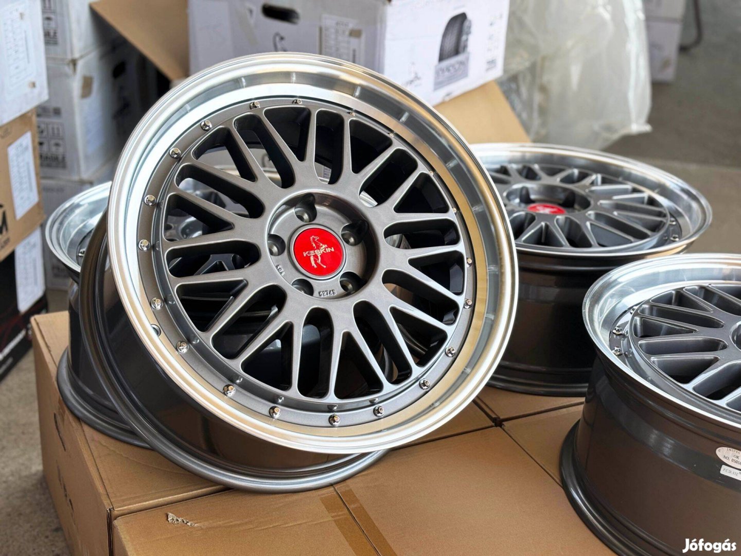 Keskin KT22 19" 5x112 Új peremes alufelni 19 coll VW Mercedes Audi