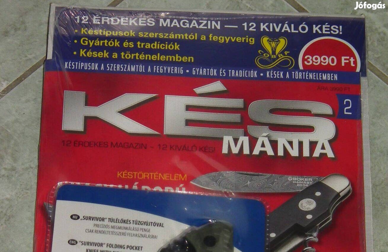 Késmánia 2 bicska kés bontatlan