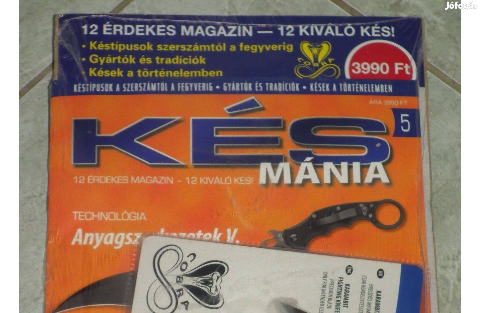 Késmánia 5 kés bicska fóliás bontatlan