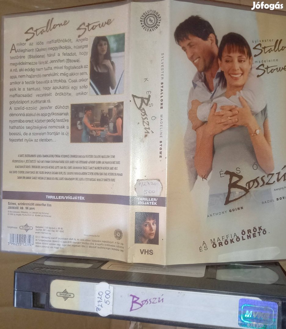 Késő bosszú - krimi vhs - Sylvester Stallone