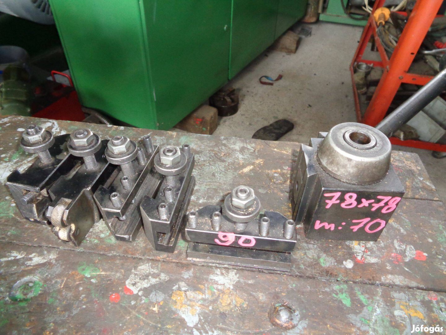 Késtartó betétes esztergagép késtartó eszterga 78-as