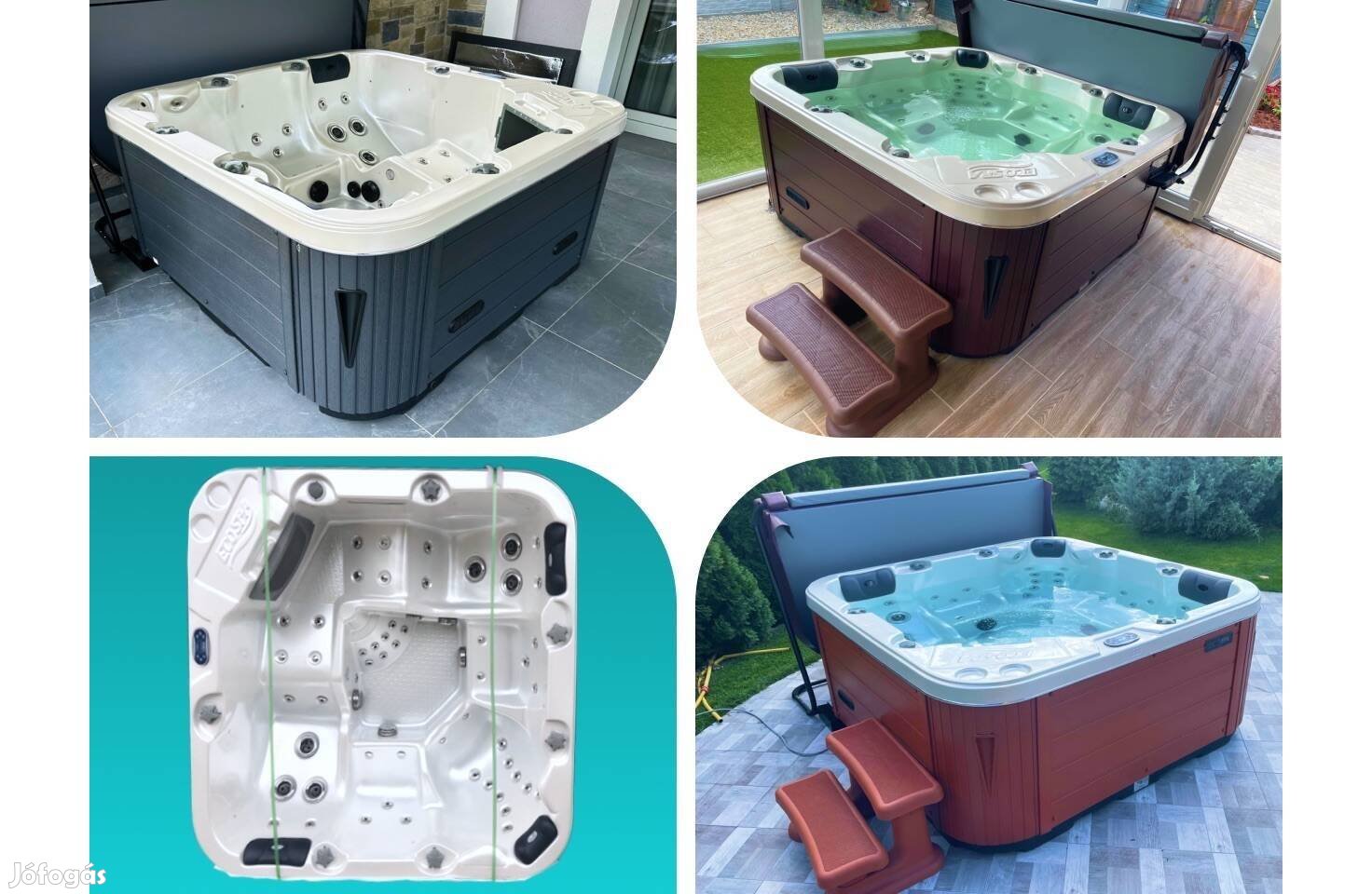 Készl. új Whirlpool Ibiza 5szem. Wifis jakuzzi masszázsmedence jacuzzi