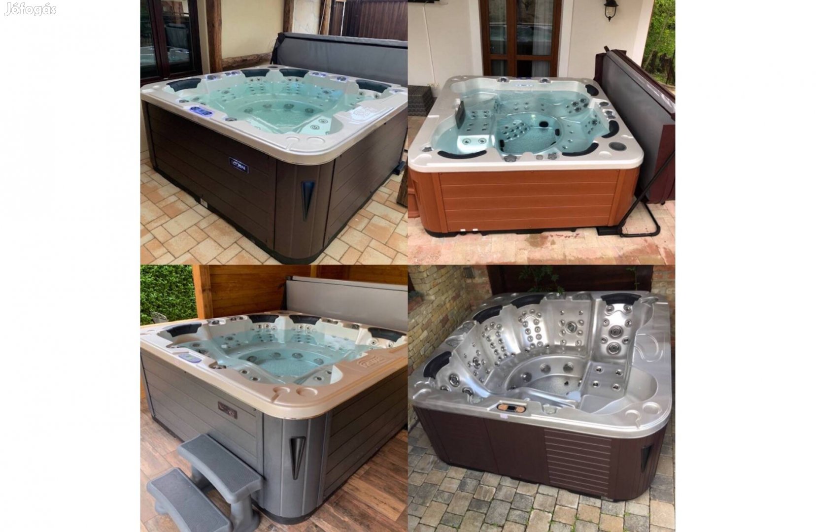 Készlet új Whirlpoolmonecarlo 6Fő WiFi jakuzzi masszázsmedence jacuzzi