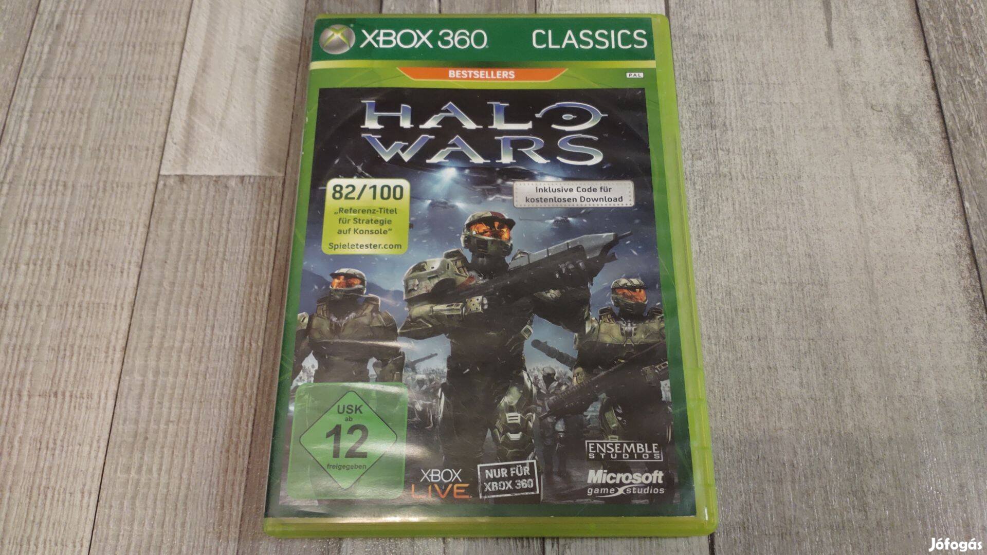 Készleten Xbox 360 : Halo Wars - Xbox One És Series X Kompatibilis ! -