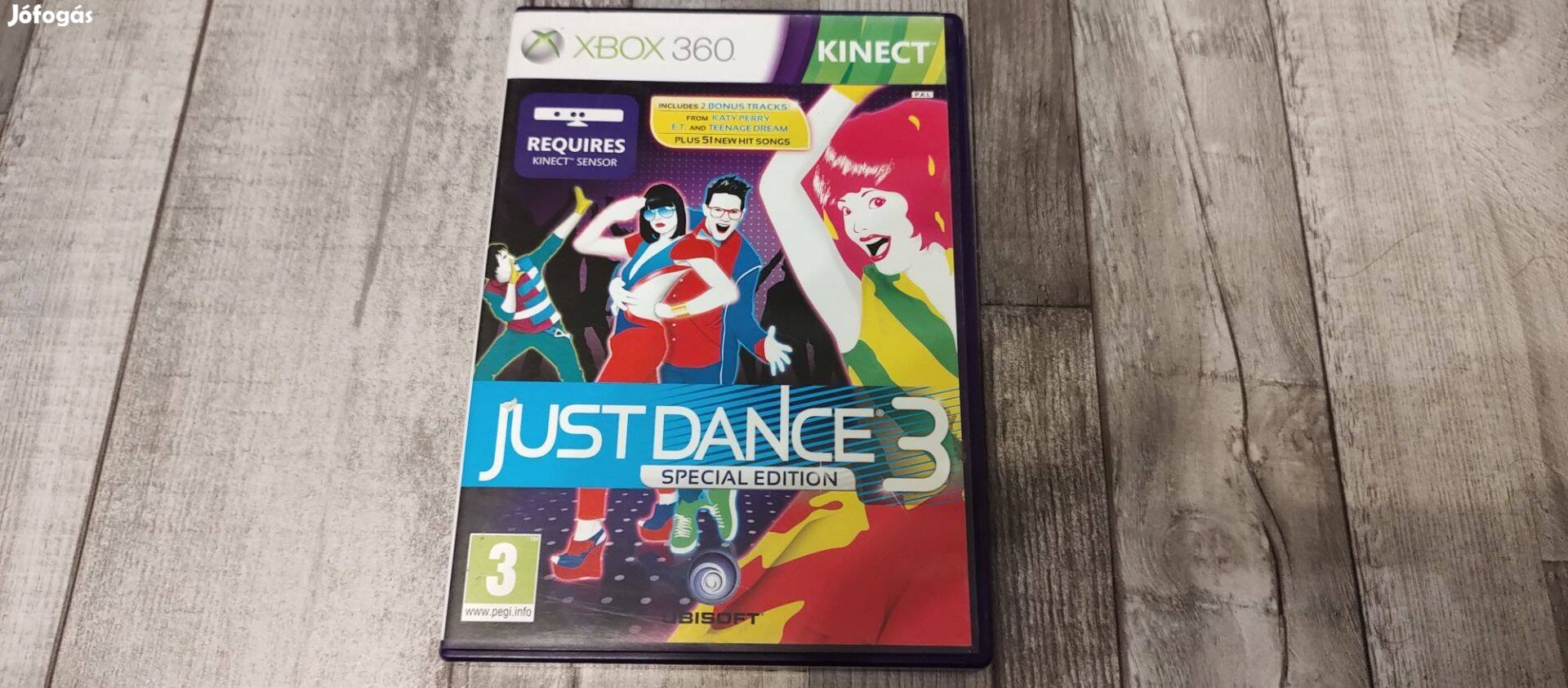 Készleten Xbox 360 : Kinect Just Dance 3 Special Edition - Táncos ! -