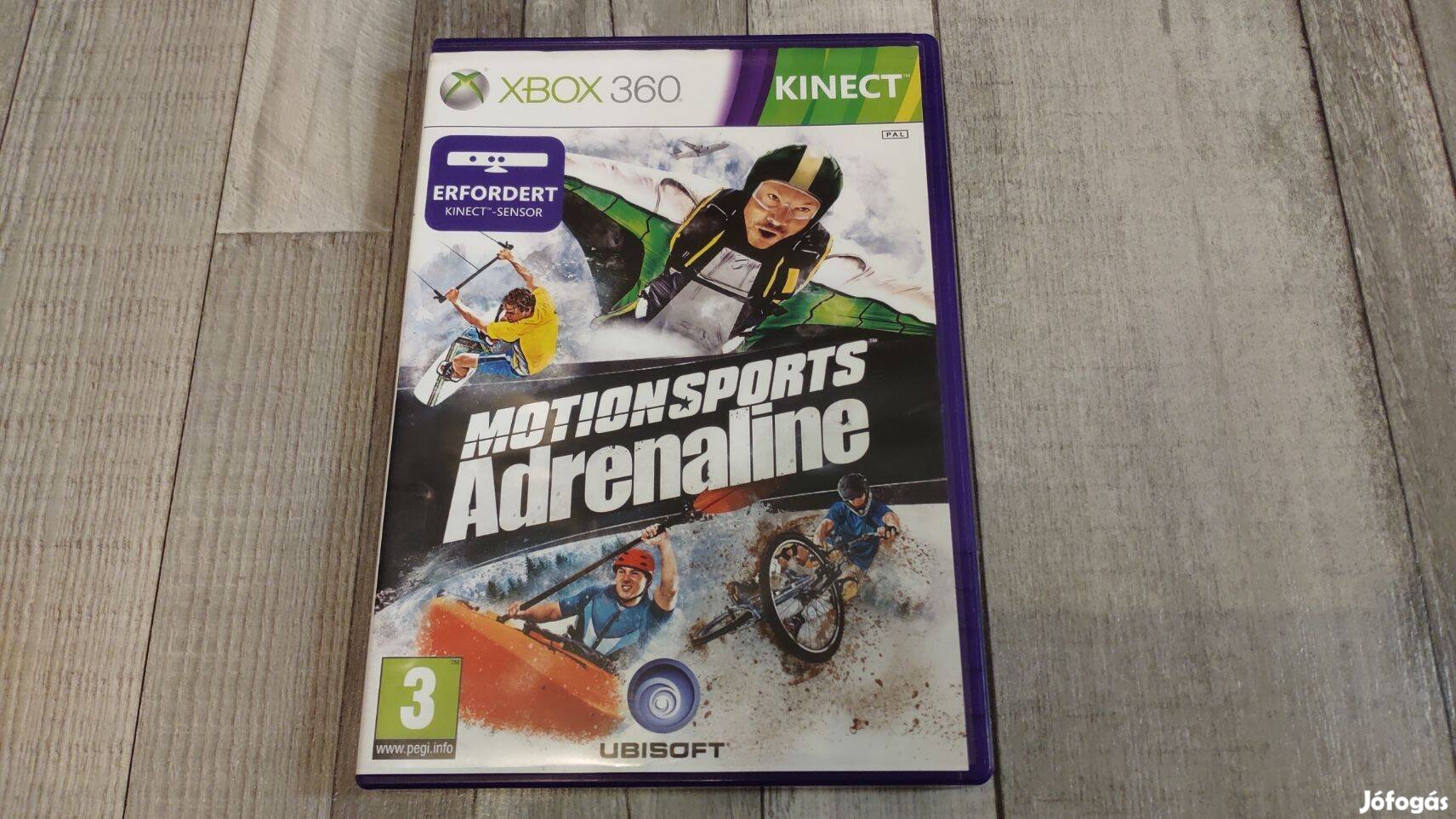 Készleten Xbox 360 : Kinect Motionsports Adrenaline