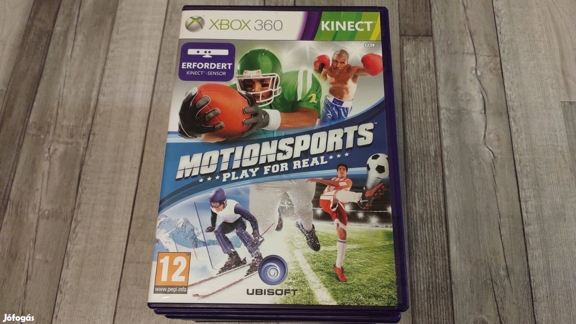 Készleten Xbox 360 : Kinect Motionsports Play For Real - 6db Játék !