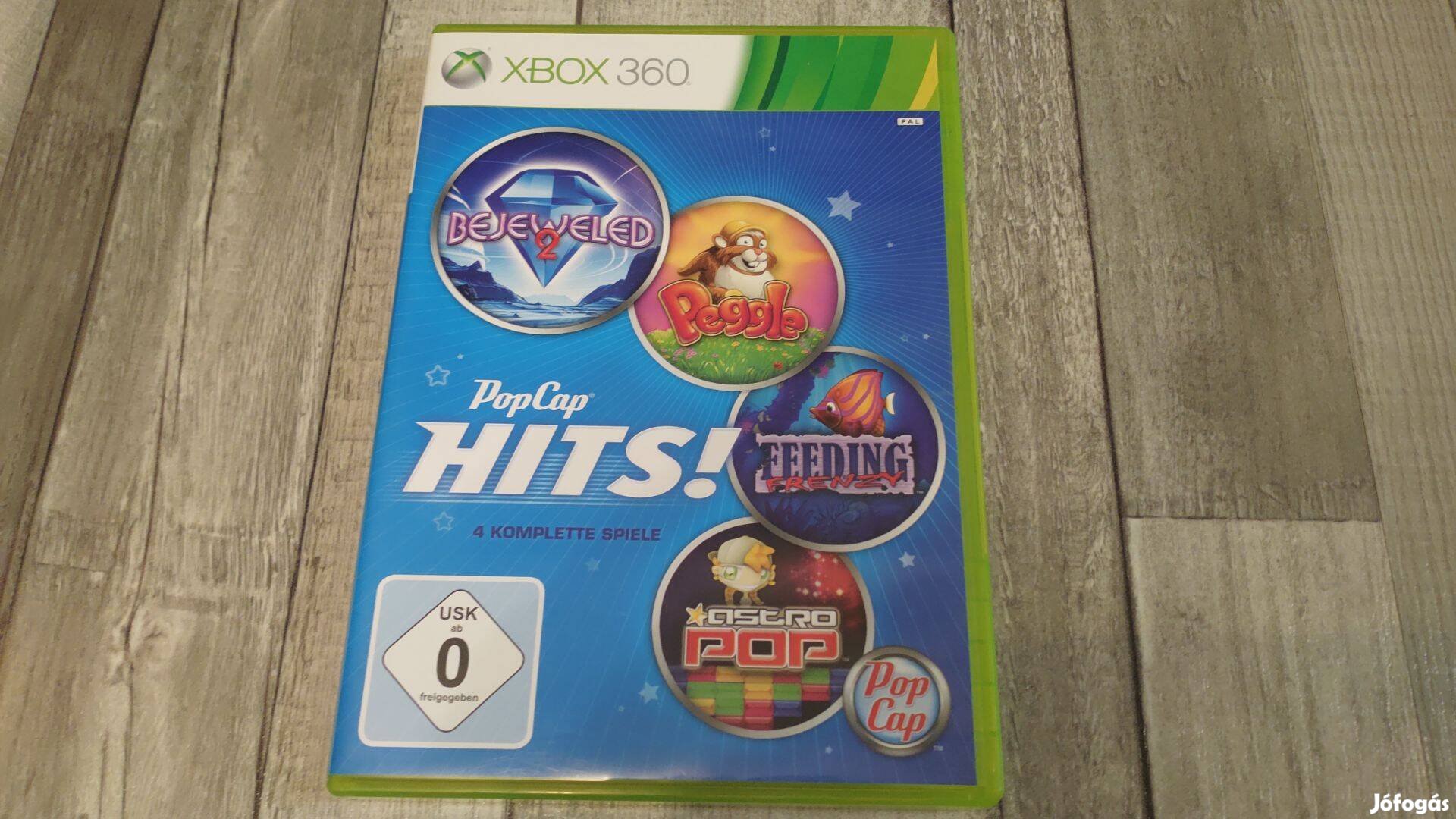 Készleten Xbox 360 : Popcap Hits - 4db Játék!