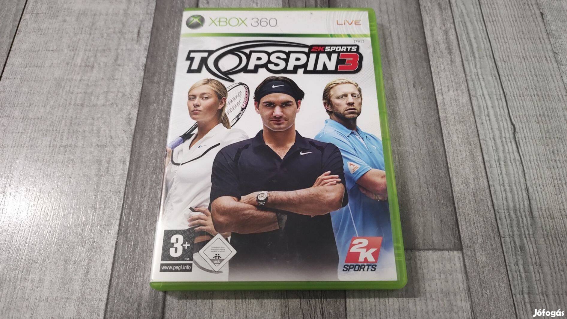 Készleten Xbox 360 : Top Spin 3