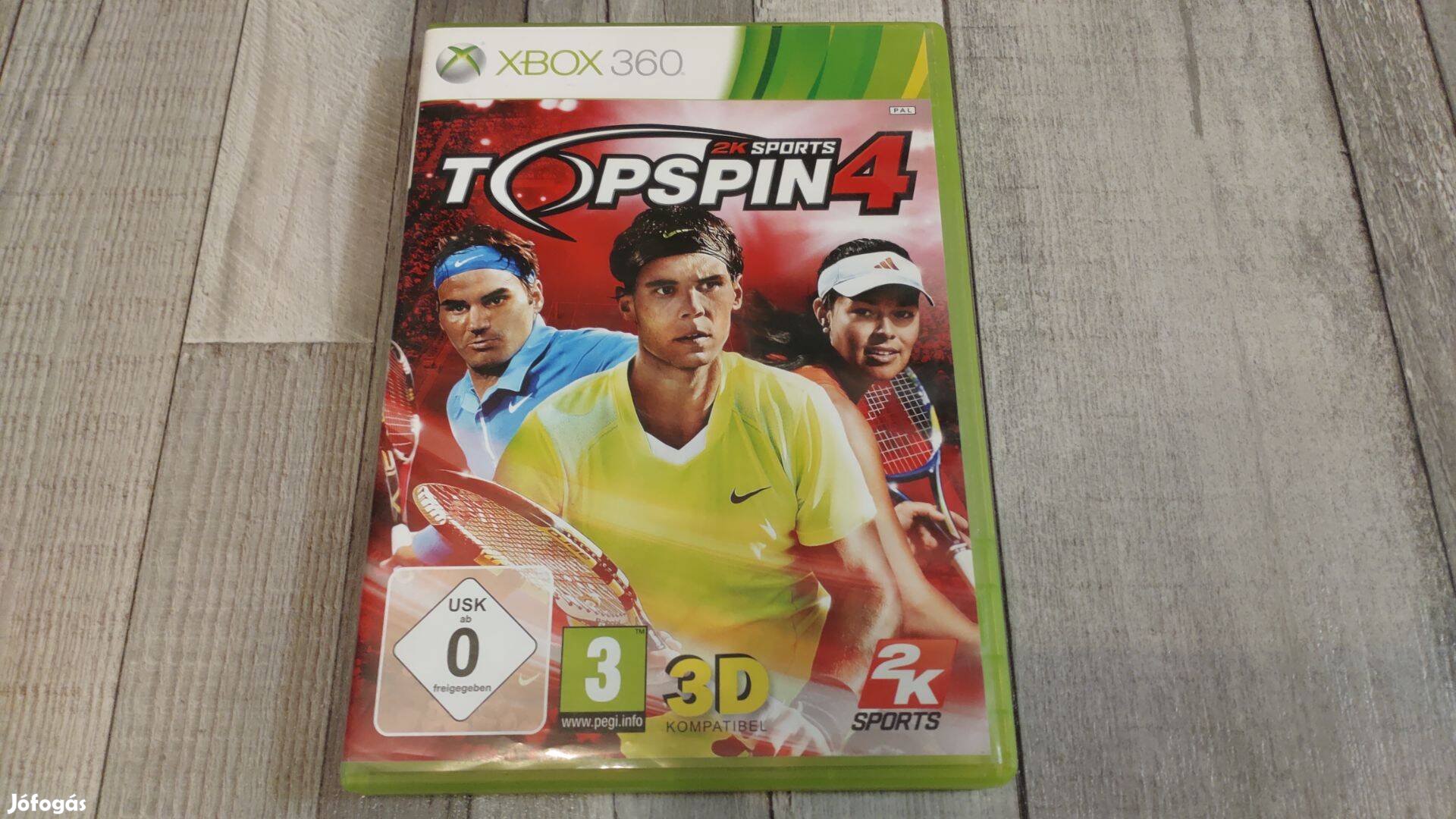 Készleten Xbox 360 : Top Spin 4