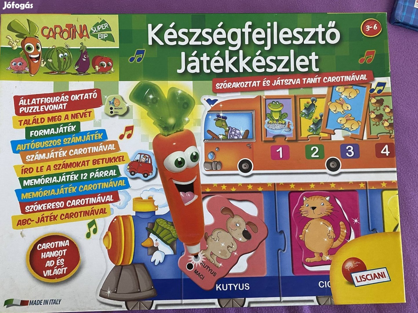 Készségfejlesztő játék(3-6 éves)