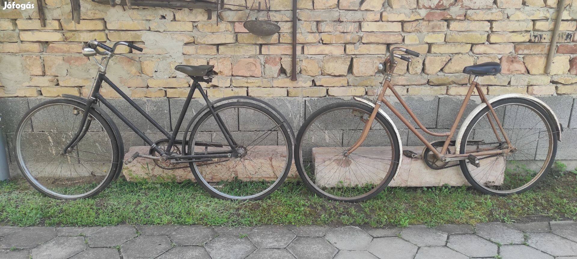 Két 28-as retro Csepel bicikli eladó